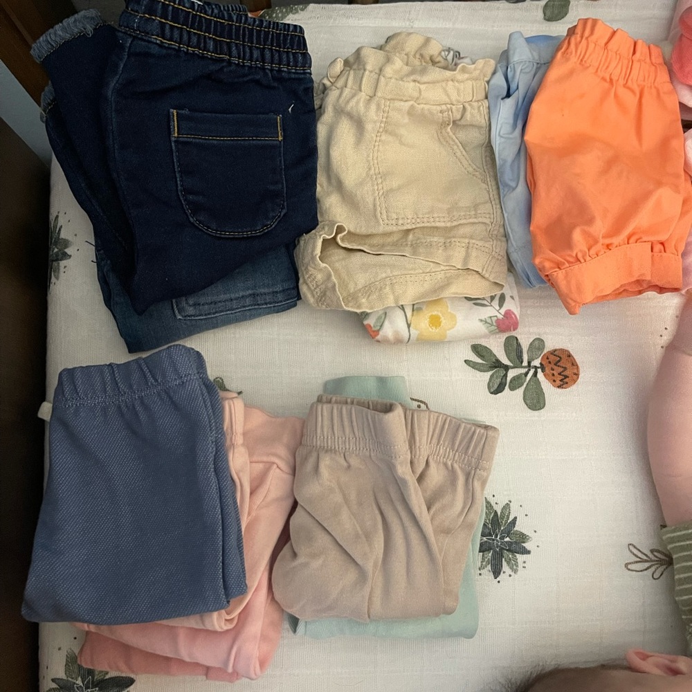 Baby shorts/pants lot
